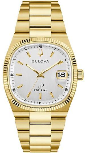 Bulova 97B223 Super Seville Collection Quartz - Gold Tone/Silver