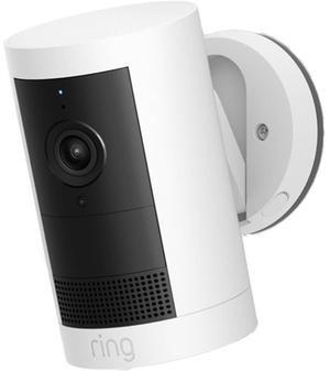 Ring OUTDRCAMPLSW Outdoor Cam Plus Stick-Up Battery Camera - White