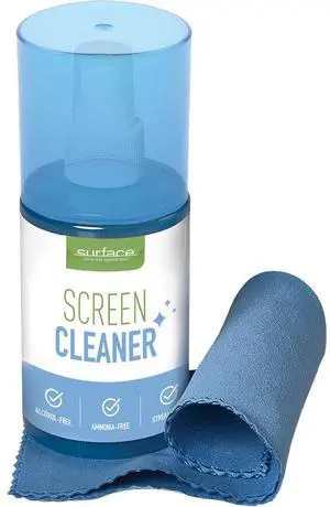 Surface SURF201V 200mL Screen Cleaner for Electronics with Microfiber Cloth