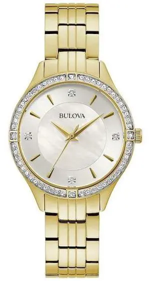 Bulova 98L274 Womens Crystal Accent Watch
