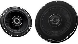 Kenwood KFC1698 6-1/2 inch Round 2-Way Car Speakers - Black