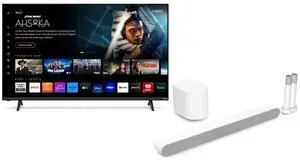 Vizio 55 Class 4K UHD HDR Smart TV - V4K55M / MicMe 2.1 Channel Karaoke Soundbar and Subwoofer BUNDLE