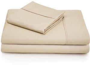 Malouf 600 Thread Count Cotton Blend Sheets - Queen / Driftwood