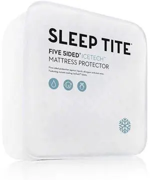 Malouf SLEEP TITE FIVE SIDED IceTech waterproof mattress cover - California King