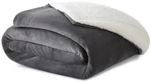 Malouf The Weekender Sherpa Blanket - Queen