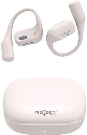 Freqncy Sound FQ1100IVY Open-Ear True Wireless Bluetooth Stereo Earbuds - Ivory