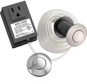Moen Garbage Disposal Controller Base Unit with Switch - Chrome/Spot Resist Stainless