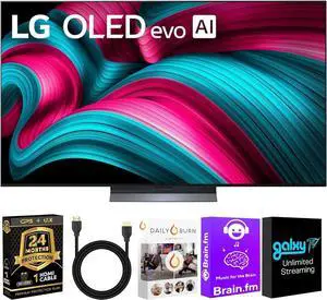 LG OLED83C5P 83" 4K OLED Smart TV + 24 Month CPS Protection + Streaming Bundle