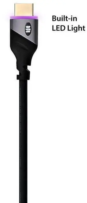 Monster Purple LED 6FT HDMI Cable
