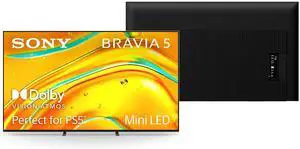Sony K85XR50 85 inch Class Bravia 5 Series 4K Mini LED UHD Smart Google TV