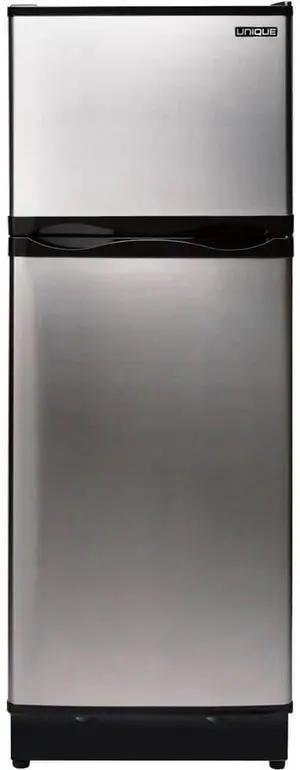 UNIQUE UGP10CSMSS 10 Cu. Ft. Stainless Propane Top Freezer Refrigerator