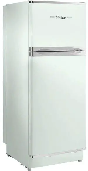 UNIQUE UGP10CCRSMLG 10 Cu. Ft. Classic Retro Summer Mint Green Propane Top Freezer Refrigerator