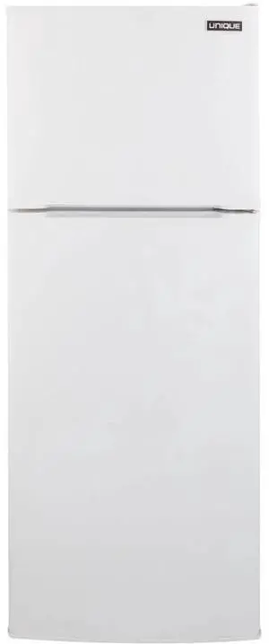 UNIQUE UGP290LW 10.3 Cu. Ft. White Solar DC Off-Grid Counter-Depth Top Freezer Refrigerator