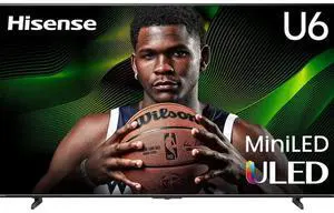 Hisense 75U65QF 75 inch Class U6 Series 4K Mini-LED QLED UHD Smart Fire TV