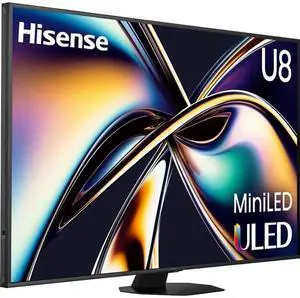 Hisense 75U8QG 75 inch Class U8 Series 4K Mini-LED QLED UHD Smart Google TV