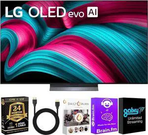 LG OLED48C5P 48" 4K OLED Smart TV + 24 Month CPS Protection + Streaming Bundle