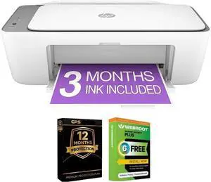 HP DeskJet Wireless All-in-One Color Inkjet Printer Bundle with Auto Document Feeder, Mobile Printing, Wi-Fi, 2-Year Warranty & 3-Month Instant Ink