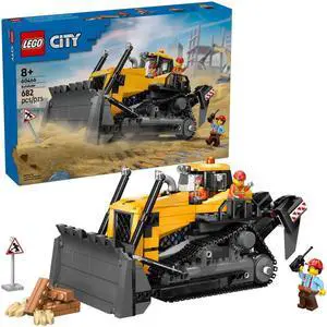 LEGO 60466 City Yellow Bulldozer