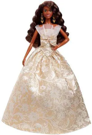 Mattel JBH96 Barbie Signature 2025 Holiday Doll - Brunette