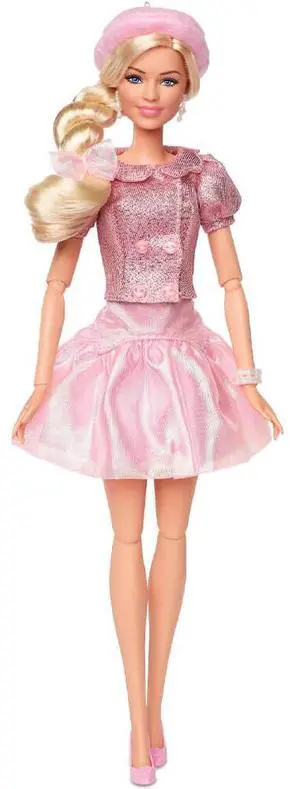 Mattel JBJ53 Barbie Signature Barbie The Movie Pink Puffy Dress Barbie Doll