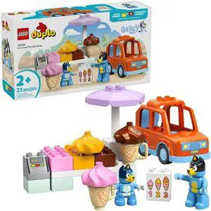 LEGO 10458 DUPLO Bluey Ice Cream Trip with Bluey