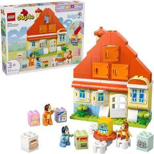 LEGO 10459 DUPLO Bluey: Bluey Family House with Memory Game
