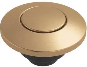 Moen Garbage Disposal Air Switch Button  Plastic, Bronze Gold, 1-13/16" Diameter