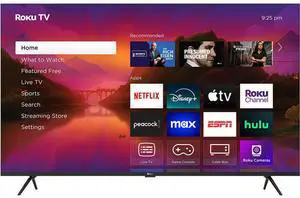 Roku 55R6C7 55 inch Class Plus Series 4K QLED Mini-LED Smart TV