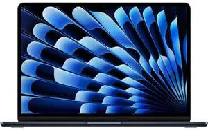 15" MacBook Air Laptop - Apple M3 8-Core CPU, 10-Core GPU, 16GB RAM, 512GB SSD, macOS - 2880×1864 Liquid Retina (Midnight, 2024)