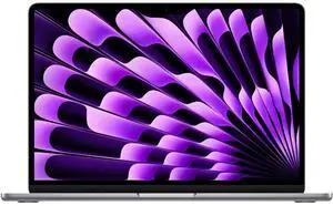 13" MacBook Air Laptop - Apple M3 8-Core CPU, 8-Core GPU, 16-Core Neural Engine, 16GB RAM, 256GB SSD, macOS - Liquid Retina 2560×1664 (2024, Space Gray)