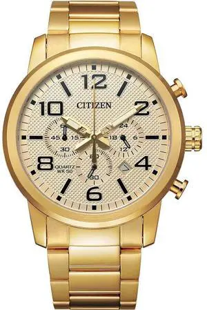 CITIZEN AN805255P Quartz Mens Watch - Gold Tone