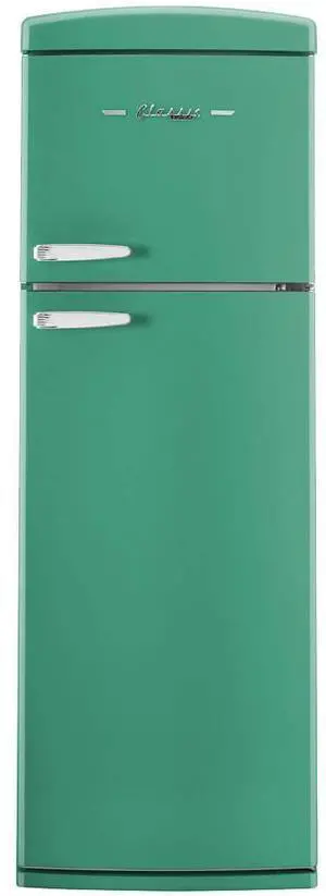 UNIQUE UNQ310LTAC 11 Cu. Ft. Ocean Mist Turquoise Classic Retro Top Freezer Refrigerator