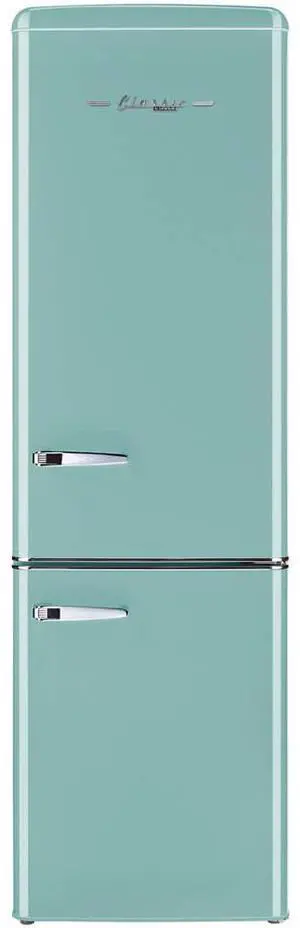 UNIQUE UGP275LTAC 8.7 Cu. Ft. Ocean Mist Turquoise Classic Retro Counter-Depth Bottom Freezer Refrigerator
