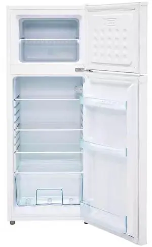 UNIQUE UGP170LW 6 Cu. Ft. White Solar DC Off-Grid Counter-Depth Top Freezer Refrigerator