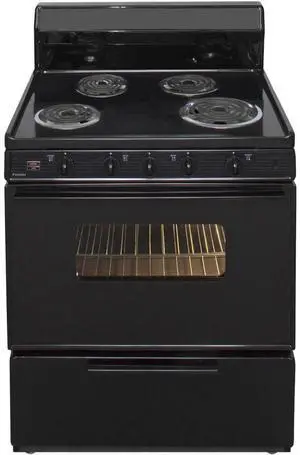 Premier EFK290BP 3.9 Cu. Ft. Black Freestanding Electric Range