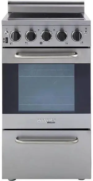UNIQUE UGP20VECSS 1.6 Cu. Ft. Stainless Freestanding Electric Range