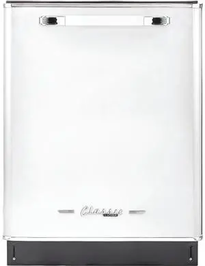 UNIQUE UGP24CRDWW 45 dBA Retro Top Control Built-In Marshmallow White Dishwasher UNIQUE UGP24CRDWW 45 dBA Retro Top Control Built-In Marshmallow White Dishwasher