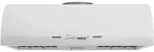 UNIQUE UGP30CRRHW 30 inch Marshmallow White Classic Retro Under Cabinet Range Hood