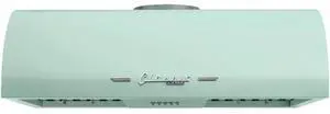 UNIQUE UGP30CRRHLG 30 inch Summer Mint Green Classic Retro Under Cabinet Range Hood