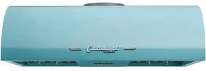 UNIQUE UGP30CRRHT 30 inch Ocean Mist Turquoise Classic Retro Under Cabinet Range Hood