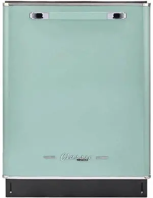 UNIQUE UGP24CRDWLG 45 dBA Summer Mint Green Classic Retro Top Control Built-In Dishwasher UNIQUE UGP24CRDWLG 45 dBA Summer Mint Green Classic Retro Top Control Built-In Dishwasher
