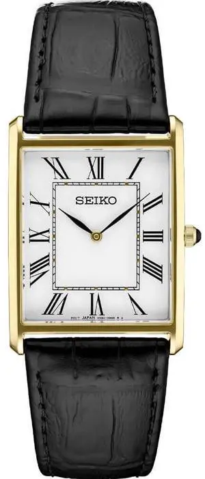 Seiko SWR052 Essentials Collection Quartz Watch - Two Tone/Black
