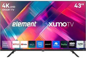Element E550AE43CG 43 inch Class Revolution Series 4K UHD HDR LED Smart Xumo TV