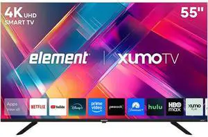 Element E550AE55CG 55 inch Class Revolution Series 4K UHD HDR LED Smart Xumo TV