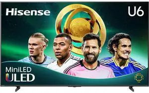 Hisense 55U65QF 55 inch Class U6 Series 4K Mini-LED QLED UHD Smart Fire TV