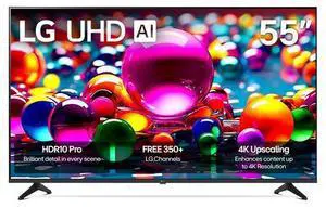 LG 55UA7700P 55 inch Class UA77 Series LED AI 4K Smart webOS TV (2025)