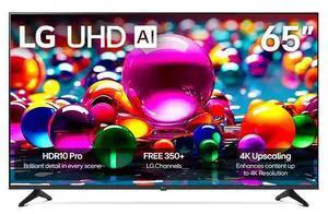 LG 65UA7700P 65 inch Class UA77 Series LED AI 4K Smart webOS TV (2025)