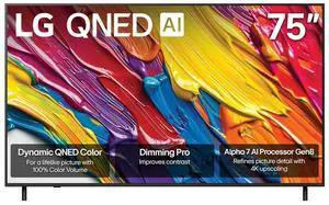 LG 75QNED82A 75 inch Class 82A Series QNED AI 4K Smart webOS TV (2025)