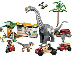 LEGO 76973 Jurassic World Raptor and Titanosaurus Tracking Mission