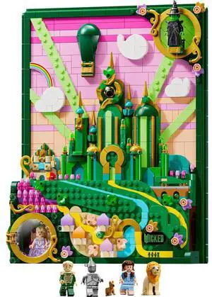 LEGO 75685 Wicked Emerald City Wall Art